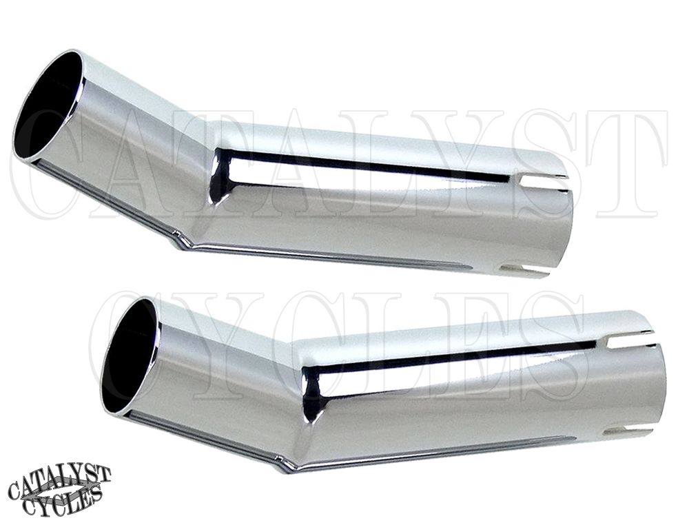 UPSWEPT MUFFLER ADAPTERS CHROME UPSWEPT MUFFLER EXTENSIONS FOR TRIUMPH