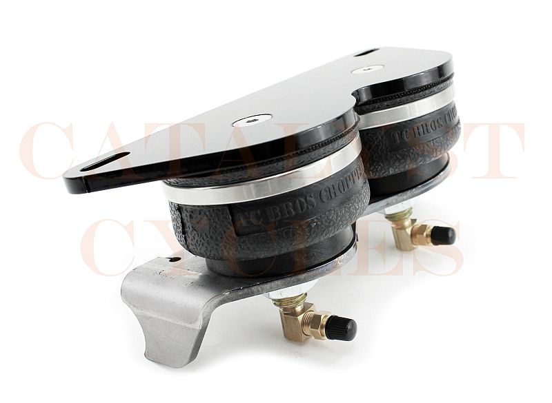TC BROS AIR RIDE FOR SOLO SEAT DUAL AIR BAG SEAT MOUNTING KIT HARLEY OR