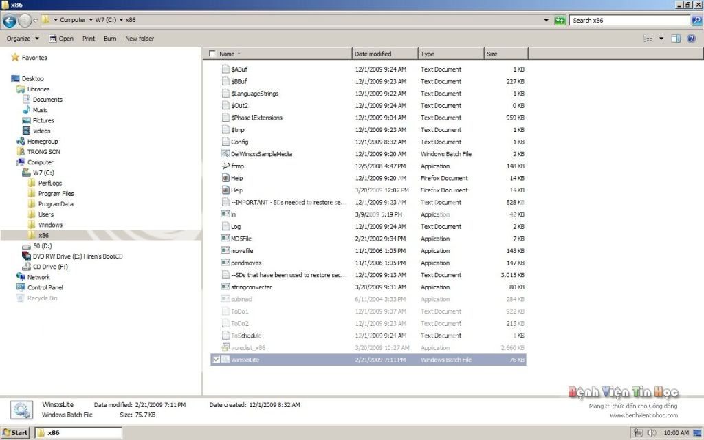 Winsxslite Windows 8
