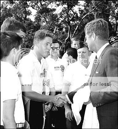 bill clinton young. BillClintonKennedyArnieSachs.
