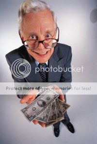 older man with cash Pictures, Images and Photos