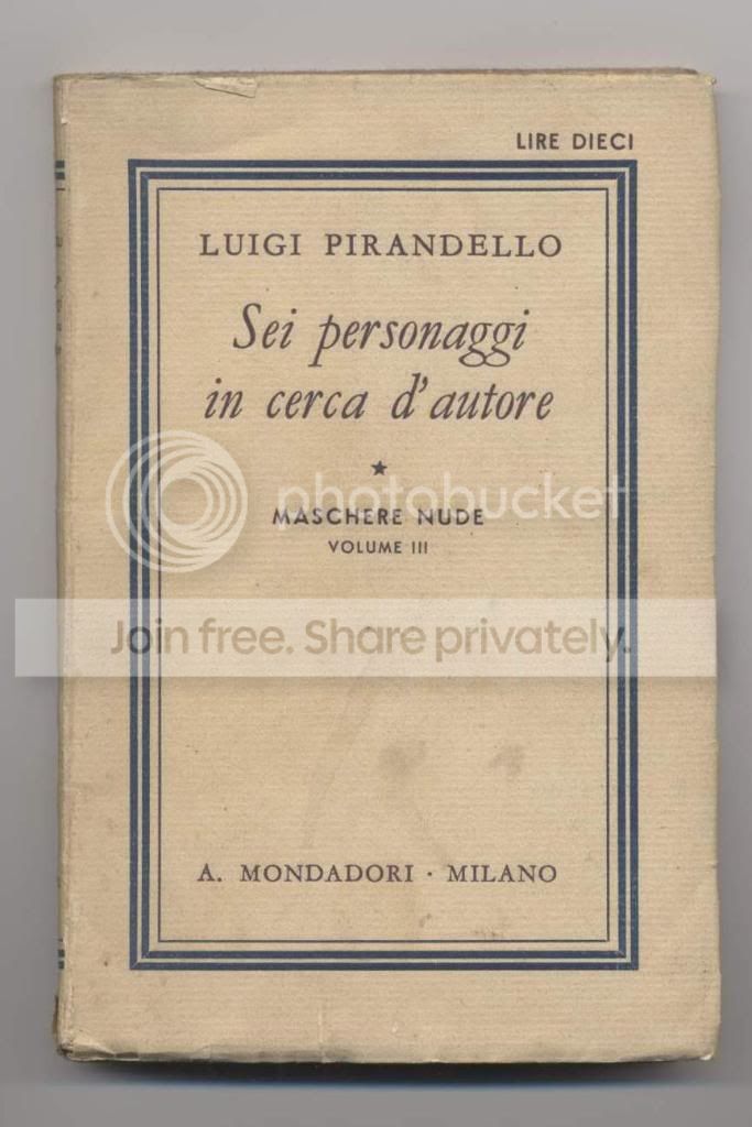 Sei Personaggi In Cerca D Autore Trama Breve